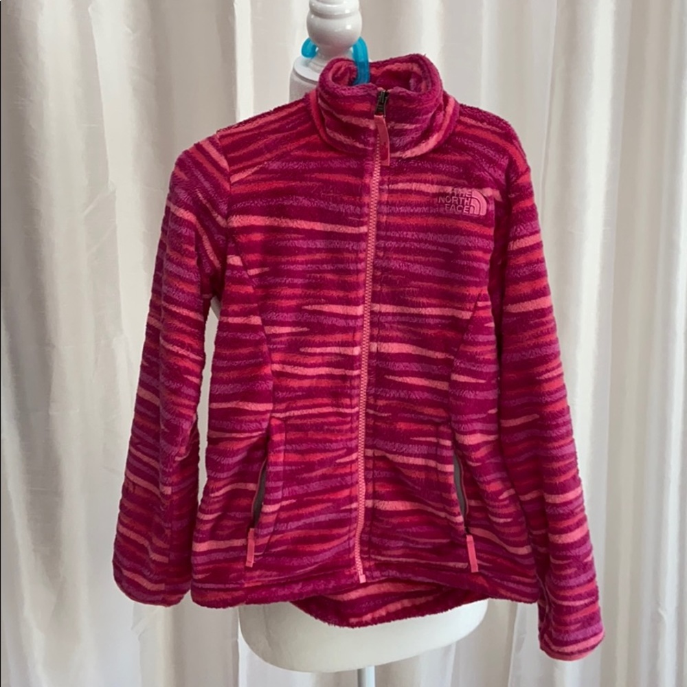 Girls northface zipper fleece
